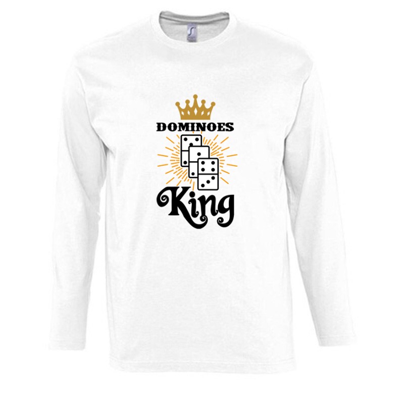 Dominoes King Hosszú Ujjú Póló