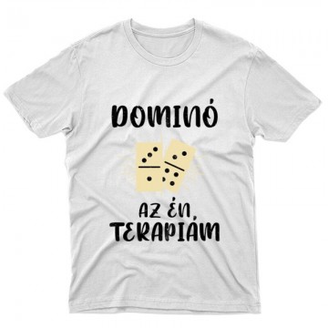 Dominó az Én terápiám Unisex Póló