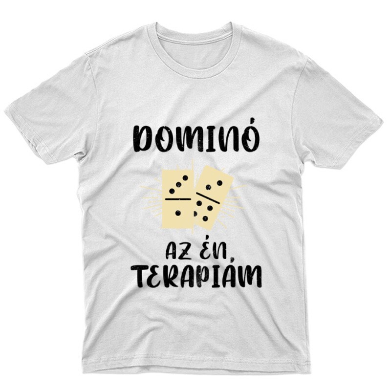 Dominó az Én terápiám Unisex Póló