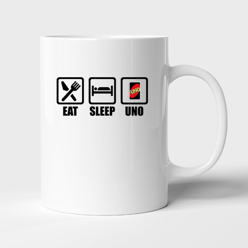 Eat Sleep Uno Bögre