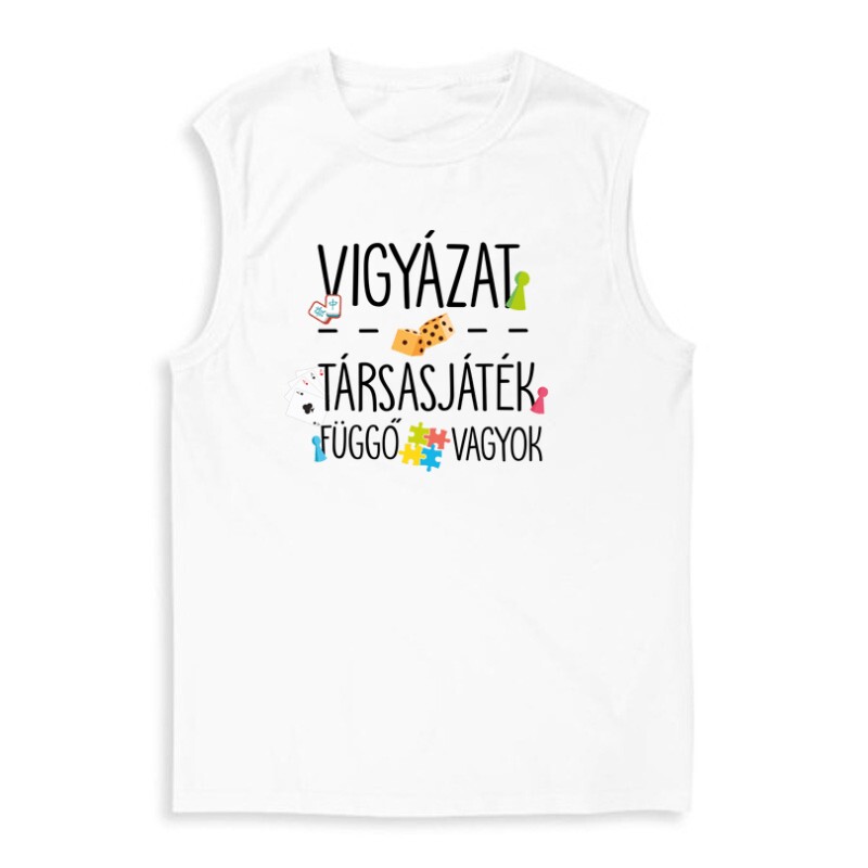 Társasjáték függő vagyok Férfi Trikó