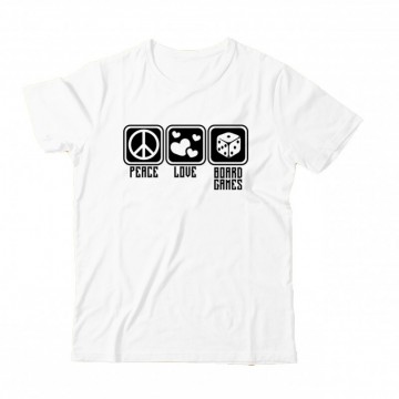 Peace Love Board Games Gyermek Póló