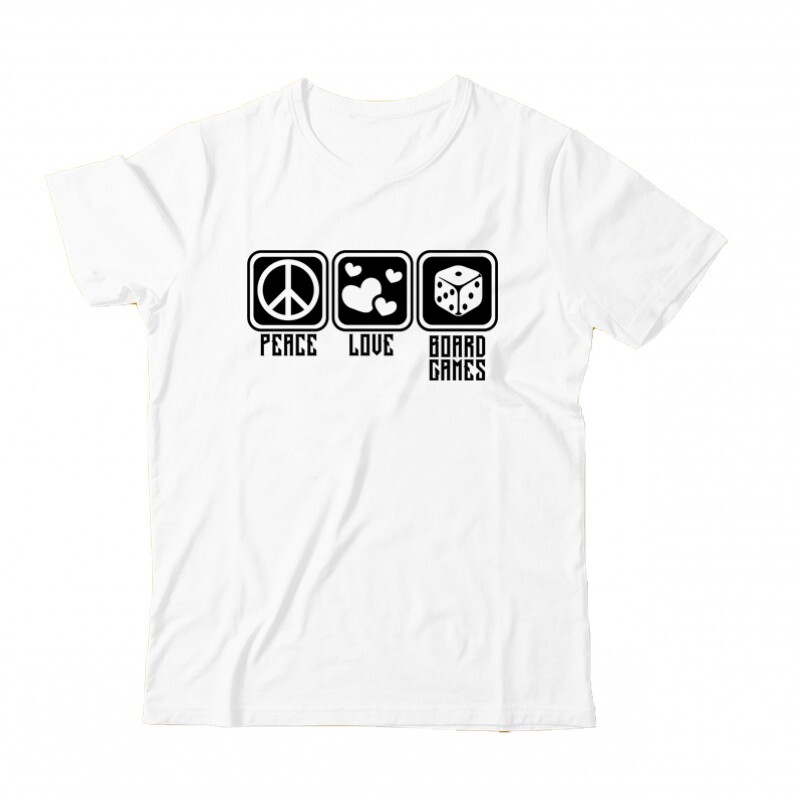 Peace Love Board Games Gyermek Póló
