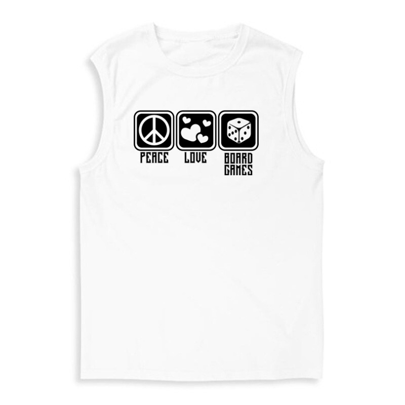 Peace Love Board Games Férfi Trikó