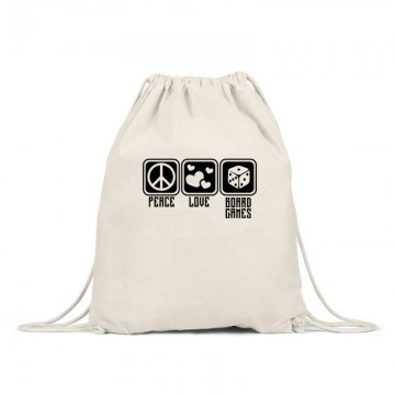 Peace Love Board Games Hátizsák