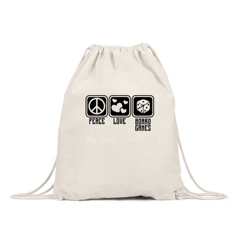 Peace Love Board Games Hátizsák