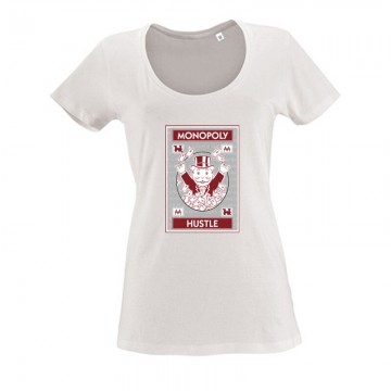 Monopoly Hustle Női O Nyakú Póló
