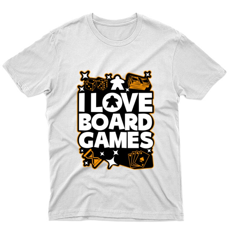 I love board games Unisex Póló