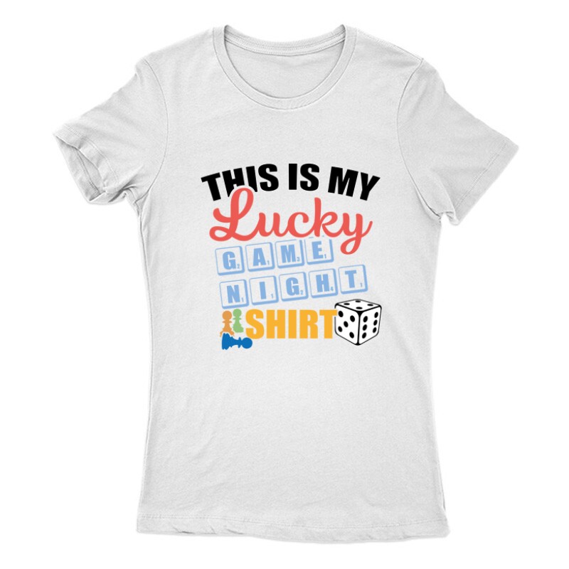 Lucky game night Női Póló