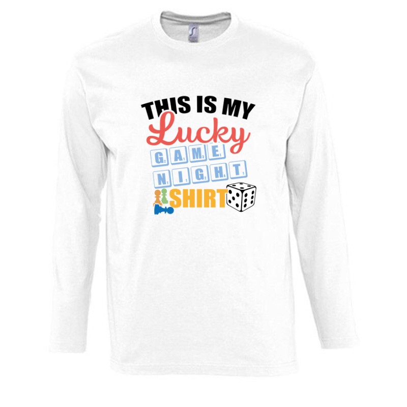 Lucky game night Hosszú Ujjú Póló