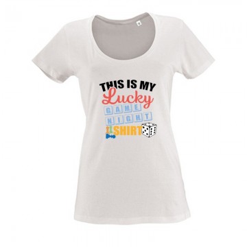 Lucky game night Női O Nyakú Póló