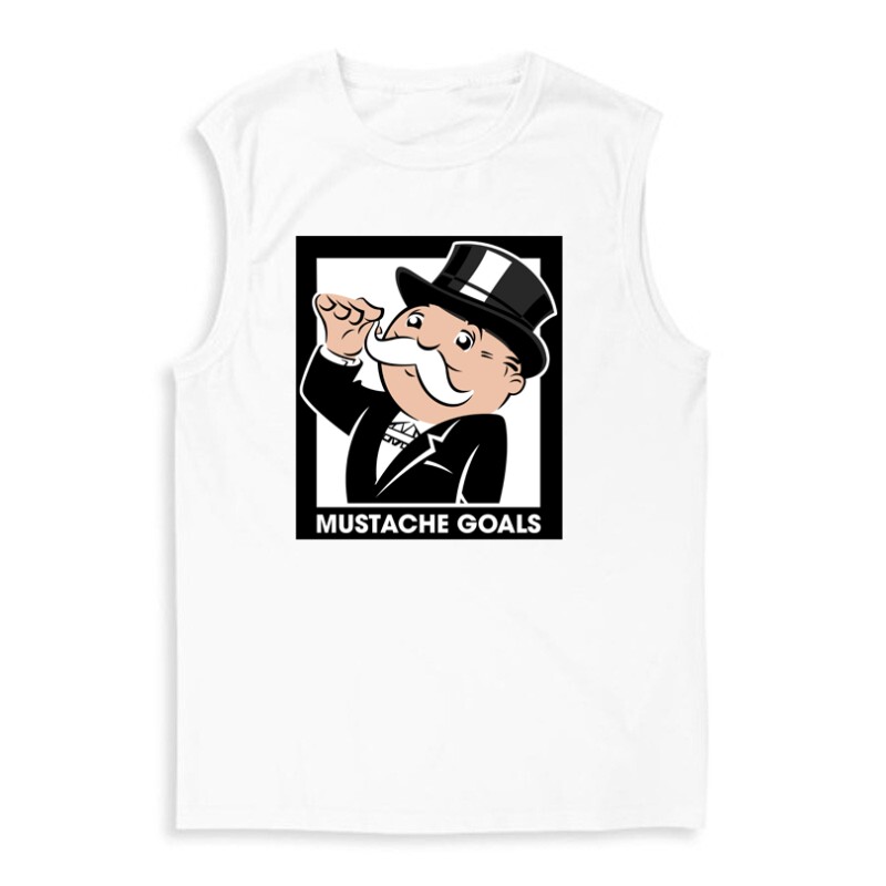 Mustache Goals Férfi Trikó