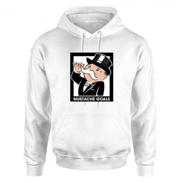 Mustache Goals Unisex Kapucnis Pulcsi
