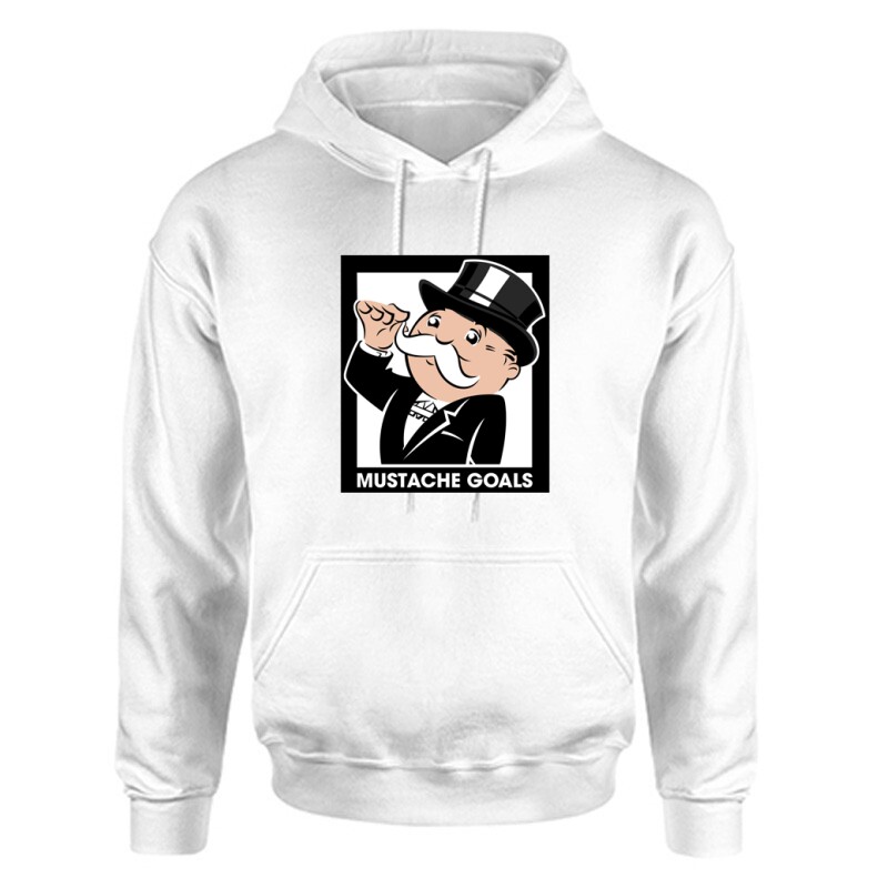Mustache Goals Unisex Kapucnis Pulcsi