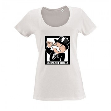 Mustache Goals Női O Nyakú Póló