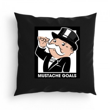 Mustache Goals Párna