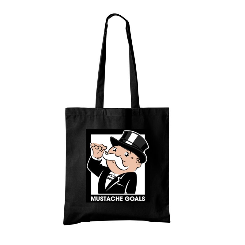 Mustache Goals Bevásárló Táska