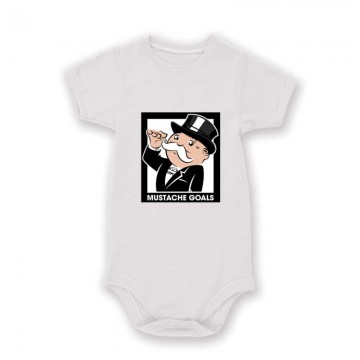 Mustache Goals Baby Body