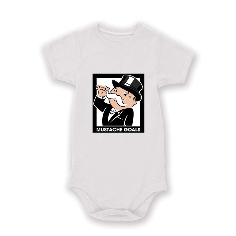 Mustache Goals Baby Body