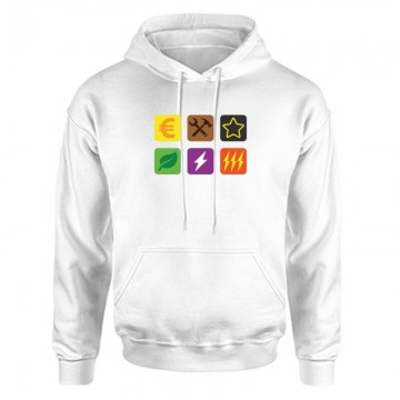 Terraformálás Unisex Kapucnis Pulcsi