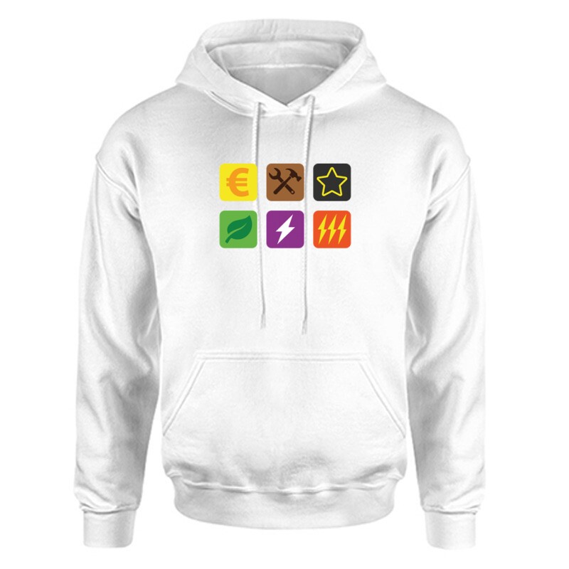 Terraformálás Unisex Kapucnis Pulcsi