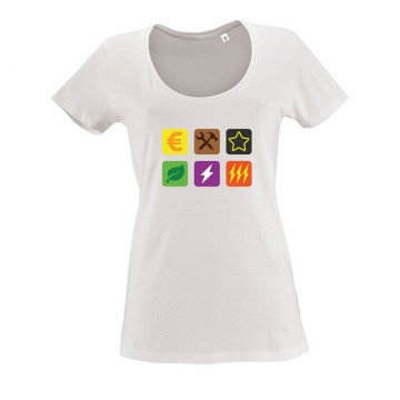 Terraformálás Női O Nyakú Póló