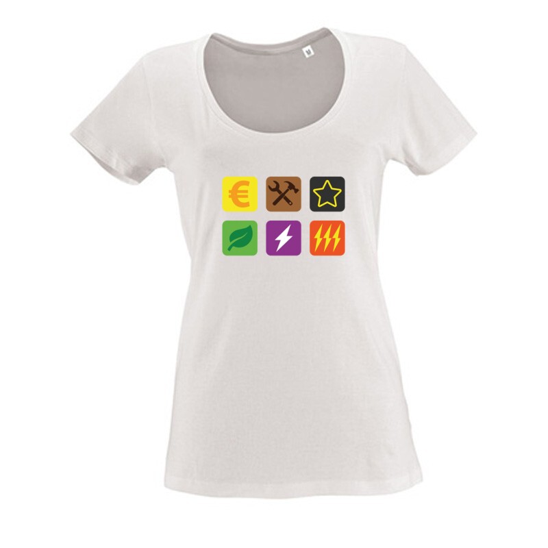 Terraformálás Női O Nyakú Póló