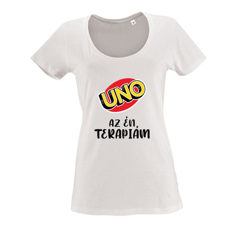 Uno az Én terápiám Női O Nyakú Póló
