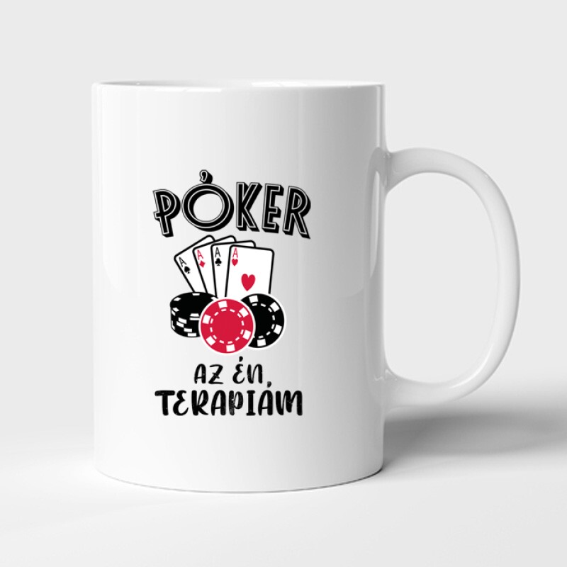 Póker az Én terápiám Bögre