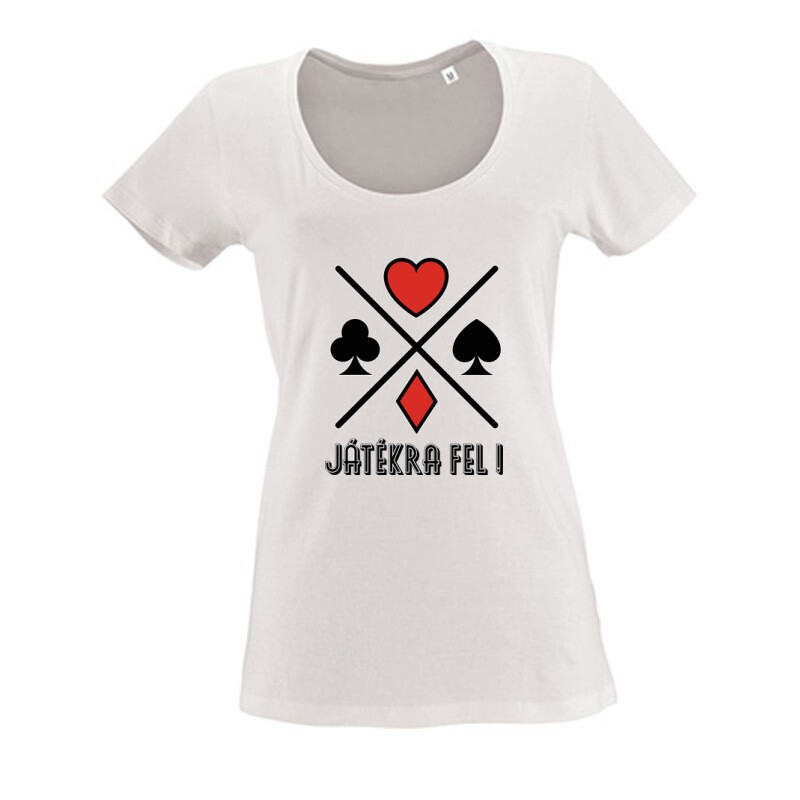 Játékra fel ! Női O Nyakú Póló