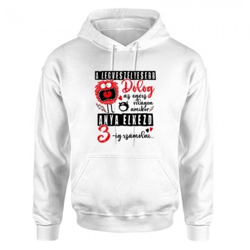 A legveszélyesebb dolog Unisex Kapucnis Pulcsi