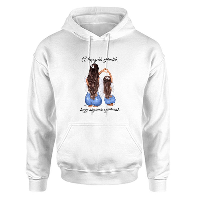 A legszebb Ajándék Unisex Kapucnis Pulcsi