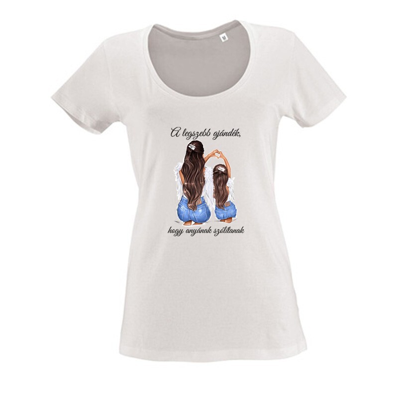 A legszebb Ajándék Női O Nyakú Póló