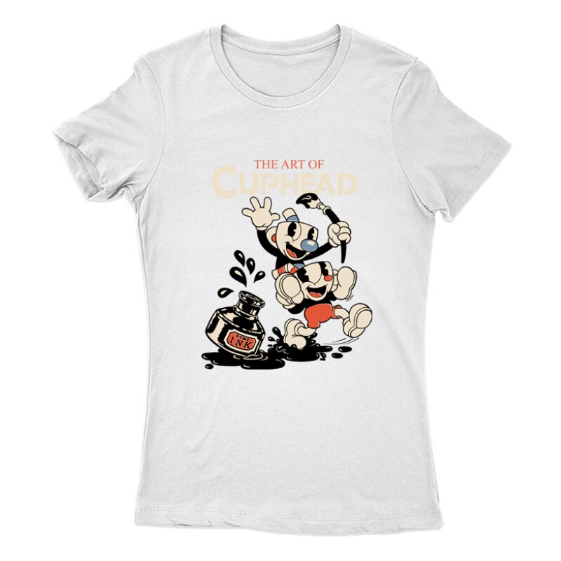 The art of cuphead Női Póló
