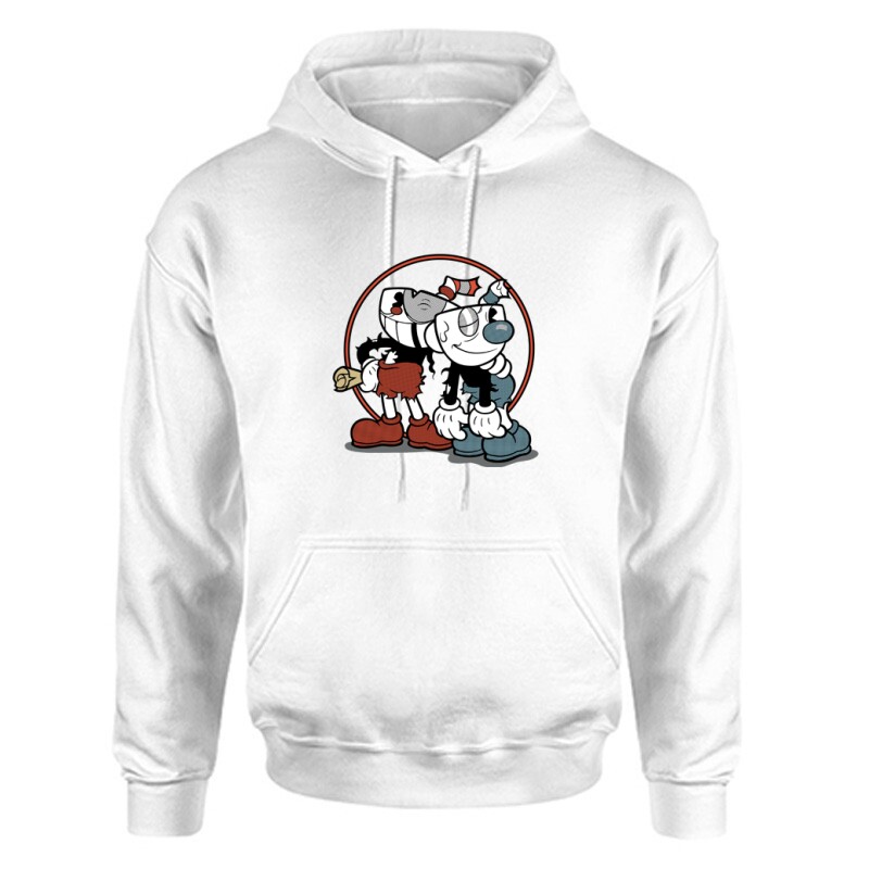 Cuphead Unisex Kapucnis Pulcsi