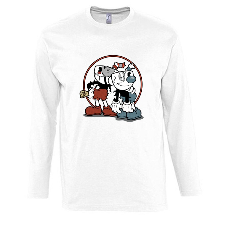 Cuphead Hosszú Ujjú Póló