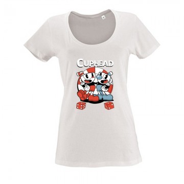 Cuphead Casino Női O Nyakú Póló