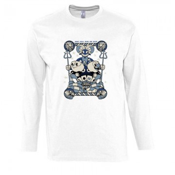 Cuphead Casino 2 Hosszú Ujjú Póló