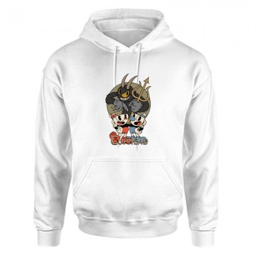 Cuphead Devil Unisex Kapucnis Pulcsi