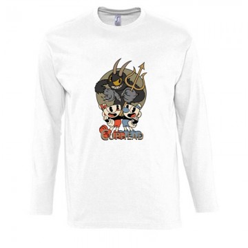 Cuphead Devil Hosszú Ujjú Póló