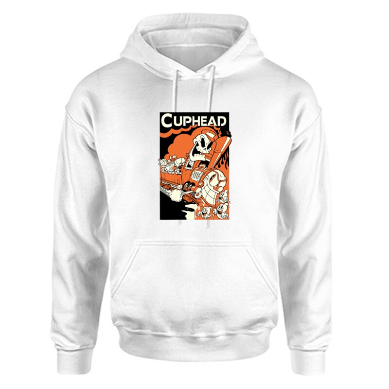 Cuphead Devil train Unisex Kapucnis Pulcsi