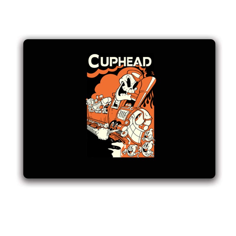Cuphead Devil train Egérpad