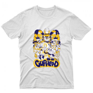 Cuphead all character Unisex Póló