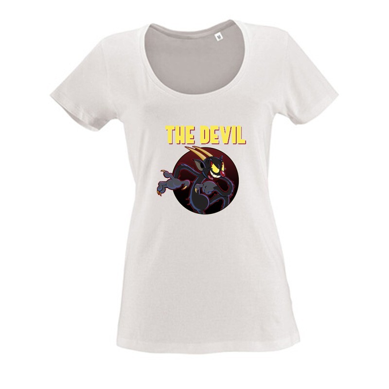 Cuphead Devil Női O Nyakú Póló