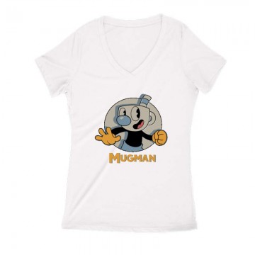 Mugman Páros Női V Kivágott póló
