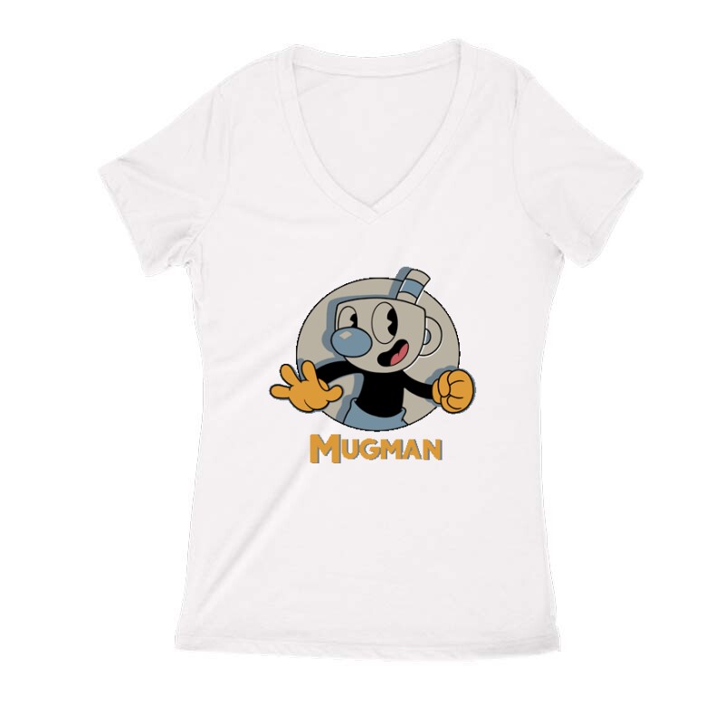 Mugman Páros Női V Kivágott póló