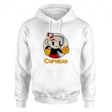Cuphead páros Unisex Kapucnis Pulcsi