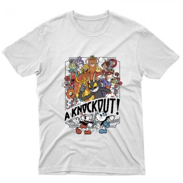 Knockout Cuphead Unisex Póló
