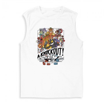 Knockout Cuphead Férfi Trikó
