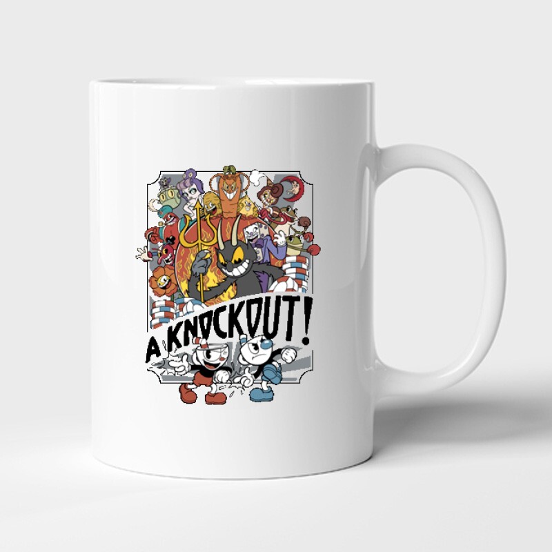 Knockout Cuphead Bögre